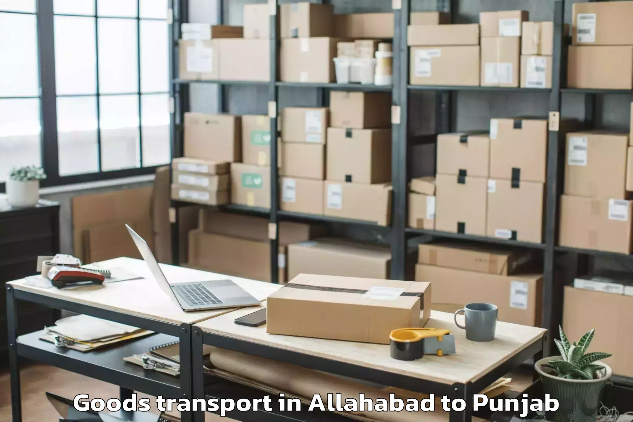 Hassle-Free Allahabad to Samrala Goods Transport